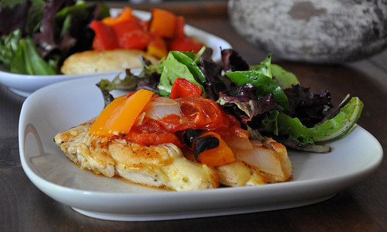 Red Peppers: Pan-Fried Chicken With Bell Pepper Ragout
