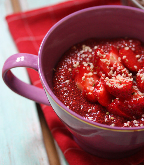 Strawberries: Vegan Strawberry Pudding