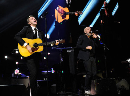Paul and Nirvana Play the 12/12/12 Show With Kanye, Chris, and More Stars Paul and Nirvana Play the 12/12/12 Show With Kanye, Chris, and More Stars