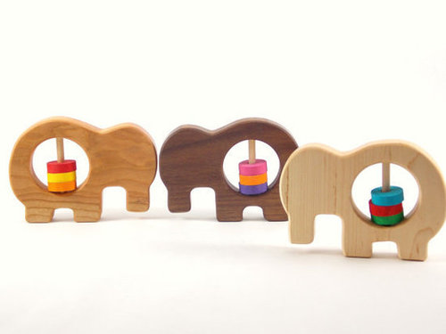 Bannor Toys Wooden Elephant Rattle ($15)
Bannor Toys Wooden Elephant Rattle ($15)
