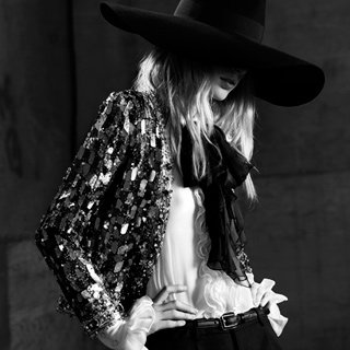 Aussie Model Julia Nobis Saint Laurent Spring 13 Campaign