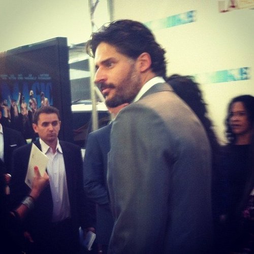 It was hard to see Joe Manganiello leave the Magic Mike red carpet, but we loved to watch him walk away!
It was hard to see Joe Manganiello leave the Magic Mike red carpet, but we loved to watch him walk away!