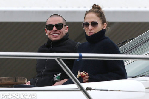Jennifer Lopez and Casper Smart spent the day on a yacht together.
Jennifer Lopez and Casper Smart spent the day on a yacht together.