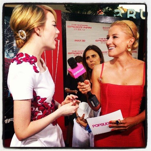 We chatted up the Chanel-clad Emma Stone as she premiered The Amazing Spider-Man in LA.
We chatted up the Chanel-clad Emma Stone as she premiered The Amazing Spider-Man in LA.
