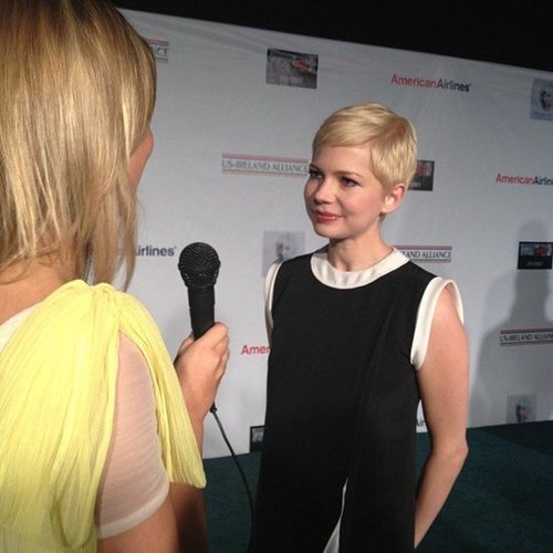 We caught up with the lovely Michelle Williams at February's annual Irish in Film pre-Academy Awards event in Santa Monica, CA.
We caught up with the lovely Michelle Williams at February's annual Irish in Film pre-Academy Awards event in Santa Monica, CA.