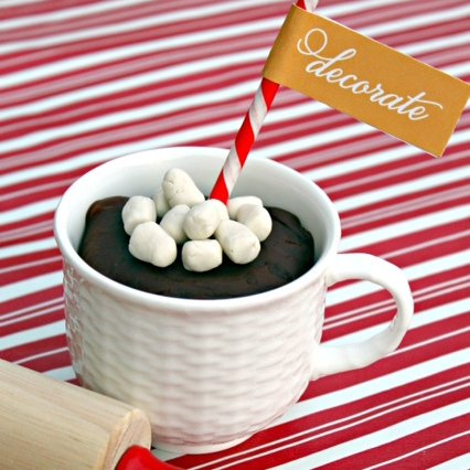 5-Minute Hot Chocolate Play Dough Recipe 5-Minute Hot Chocolate Play Dough Recipe