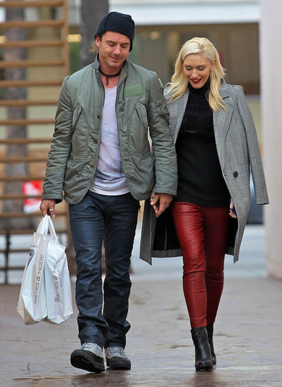 Gavin Rossdale and Gwen Stefani walked hand in hand.
Gavin Rossdale and Gwen Stefani walked hand in hand.