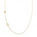 Maya Brenner Asymmetrical Letters Necklace