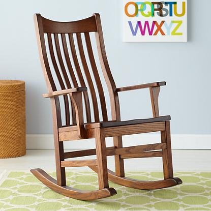 The Land of Nod Classic Wooden Rocker