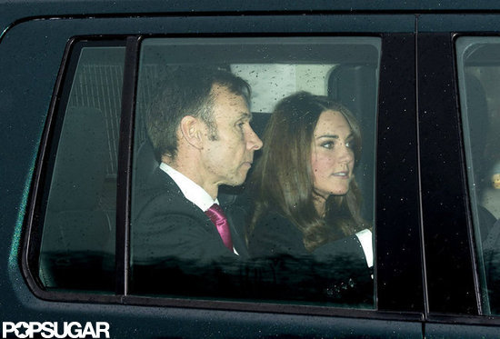 Kate Middleton arrived at a special Christmas lunch at Buckingham Palace. Kate Middleton arrived at a special Christmas lunch at Buckingham Palace.
