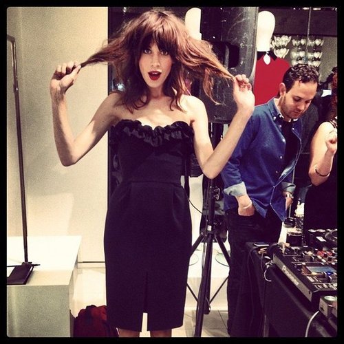 Alexa Chung was feeling the Fashion's Night Out madness at Moschino.
Alexa Chung was feeling the Fashion's Night Out madness at Moschino.