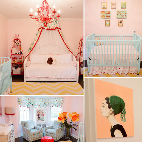 An Eclectic, Sweet Nursery For a Baby Girl An Eclectic, Sweet Nursery For a Baby Girl