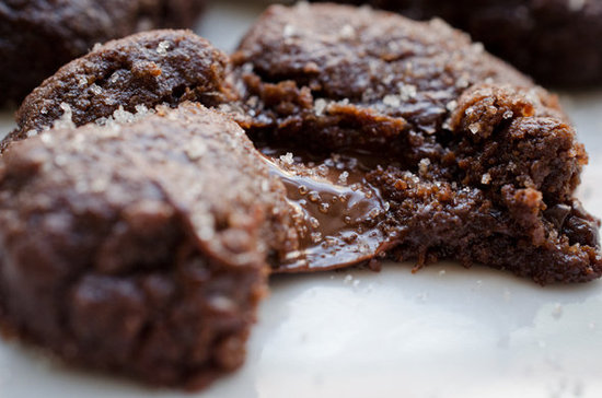 Salted Caramel Stuffed Chocolate Cookies
