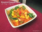 Roasted Squash Stew with Turkey & Baby Kale