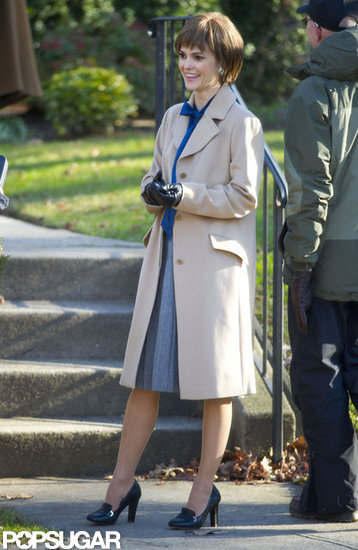 Keri Russell filmed The Americans in NYC. Keri Russell filmed The Americans in NYC.