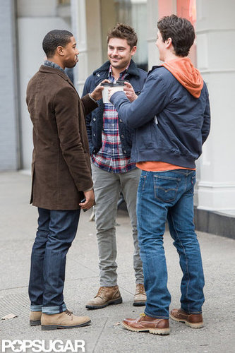 Zac Efron Films in NYC After Landing JFK Movie Role Zac Efron Films in NYC After Landing JFK Movie Role