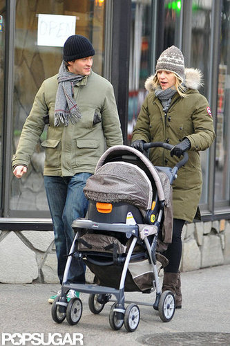 Claire Danes and Hugh Take Baby Cyrus For a Holiday Stroll Claire Danes and Hugh Take Baby Cyrus For a Holiday Stroll