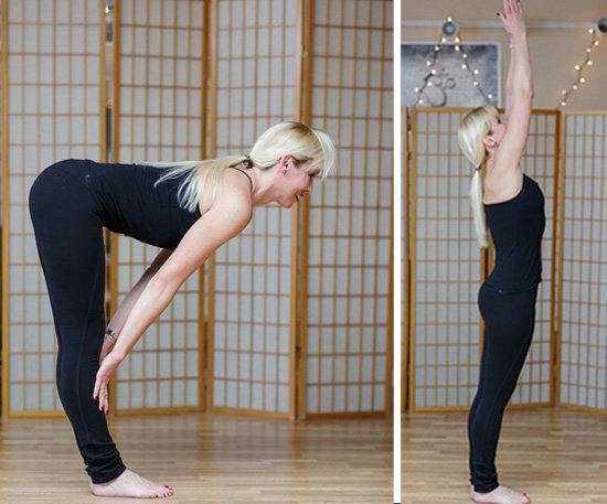 Forward Lift to Mountain Pose Forward Lift to Mountain Pose