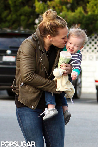 Hilary Duff Shows Luca Love While Prepping For His First Holiday Hilary Duff Shows Luca Love While Prepping For His First Holiday