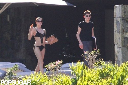 Stephanie Seymour Parades Bikinis in St. Barts With Her Kids Stephanie Seymour Parades Bikinis in St. Barts With Her Kids