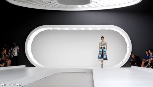 Mary Katrantzou London Fashion Week fashion show catwalk report Spring Summer 2013