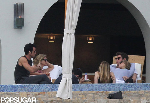 Bikini-Clad Jennifer and Shirtless Justin Welcome John and Emily to Cabo Bikini-Clad Jennifer and Shirtless Justin Welcome John and Emily to Cabo