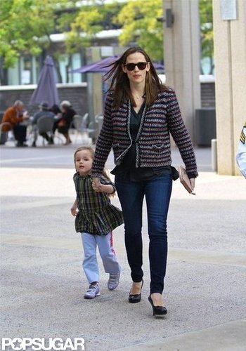 Jennifer Garner led Seraphina Affleck into a theater in LA.
Jennifer Garner led Seraphina Affleck into a theater in LA.