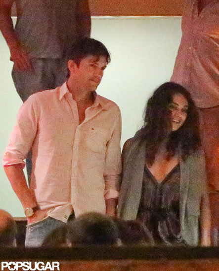 Mila Kunis and Ashton Kutcher had a dinner date in Brazil.
Mila Kunis and Ashton Kutcher had a dinner date in Brazil.
