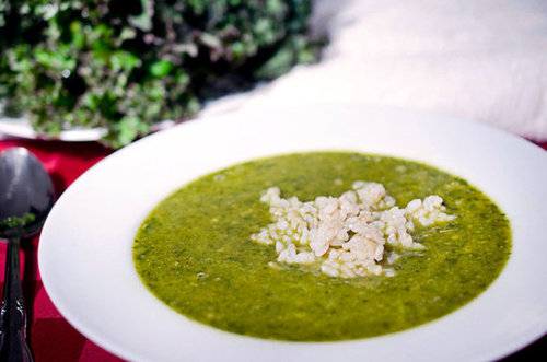Creamy Kale and Rice Soup