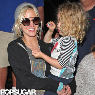 Ashlee Simpson and Son Bronx Wentz Home After Hawaii