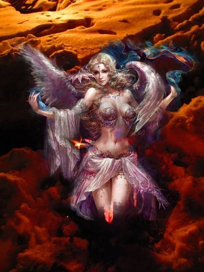 Xmas Fire Angel