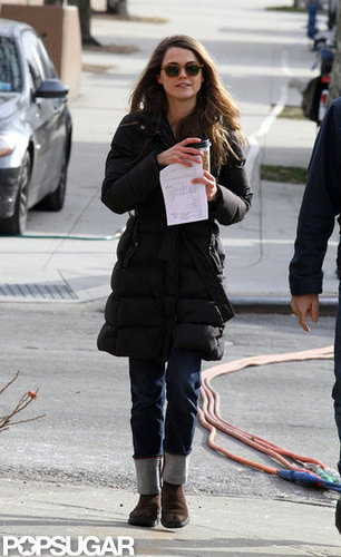 Keri Russell sported cuffed jeans.
Keri Russell sported cuffed jeans.