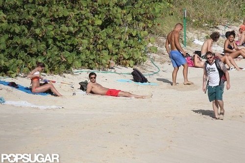 Olivia Palermo and boyfriend, Johannes Huebl, relaxed while in St. Barts on vacation.
Olivia Palermo and boyfriend, Johannes Huebl, relaxed while in St. Barts on vacation.