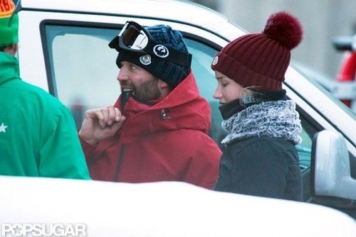 Jason Statham and Rosie Huntington-Whiteley stayed close in the French Alps.
Jason Statham and Rosie Huntington-Whiteley stayed close in the French Alps.