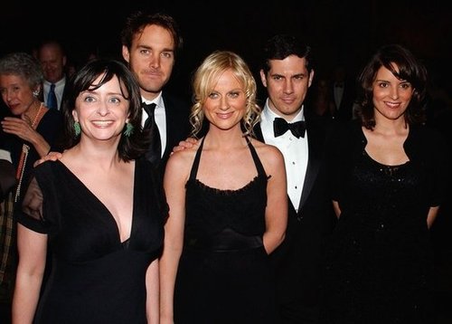 The pair joined SNL castmates Rachel Dratch, Will Forte, and Chris Parnell for a photo at a gala in November 2005.
The pair joined SNL castmates Rachel Dratch, Will Forte, and Chris Parnell for a photo at a gala in November 2005.