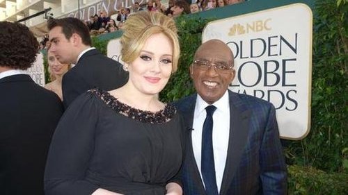 Al Roker posed on the Golden Globes red carpet with Adele.
Source: Twitter user alroker
Al Roker posed on the Golden Globes red carpet with Adele.
Source: Twitter user alroker