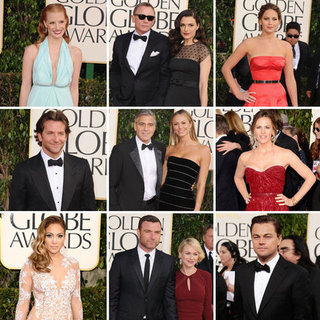 Celebrities on the Golden Globes 2013 Red Carpet