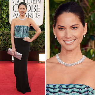 Olivia Munn | Golden Globes Red Carpet Fashion 2013