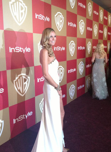 Heidi Klum wore a sizzling white gown.
Source: Twitter user Modelinia
Heidi Klum wore a sizzling white gown.
Source: Twitter user Modelinia