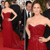 Jennifer Garner in red Vivienne Westwood 2013 Golden Globes
