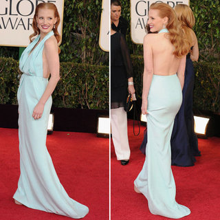 Jessica Chastain | Golden Globes Red Carpet Fashion 2013