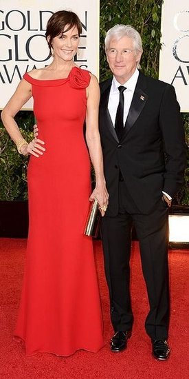 Carey Lowell and Richard Gere(2013 Golden Globes Awards)