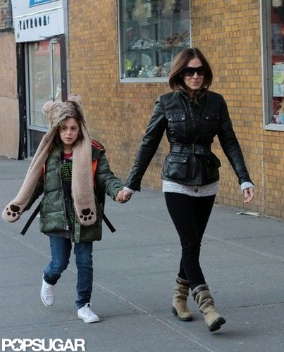 SJP Takes James Wilkie and Her Twins For a Stylish NYC Walk SJP Takes James Wilkie and Her Twins For a Stylish NYC Walk