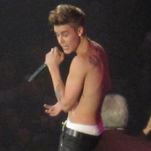 Justin Bieber Shirtless After Smoking Scandal | Pictures