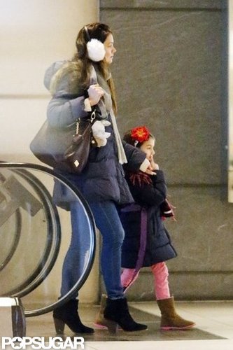 Katie Holmes and Suri Cruise enjoyed a nice day out in NYC.
Katie Holmes and Suri Cruise enjoyed a nice day out in NYC.