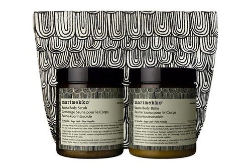 Picture and Details on the Marimekko and Aesop Sauna Duet