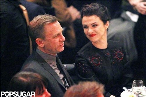 Rachel Weisz sat with Daniel Craig, who did not walk the red carpet.
Rachel Weisz sat with Daniel Craig, who did not walk the red carpet.