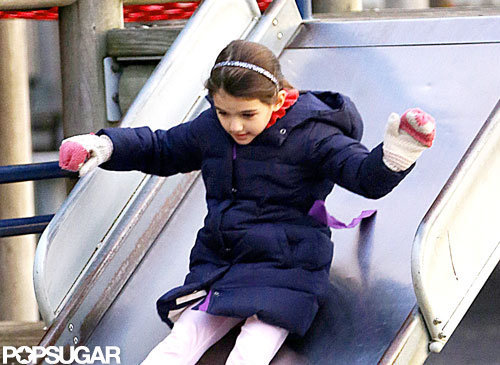 Katie Holmes and Suri Cruise Slide Into Their New Weekly Routine Katie Holmes and Suri Cruise Slide Into Their New Weekly Routine