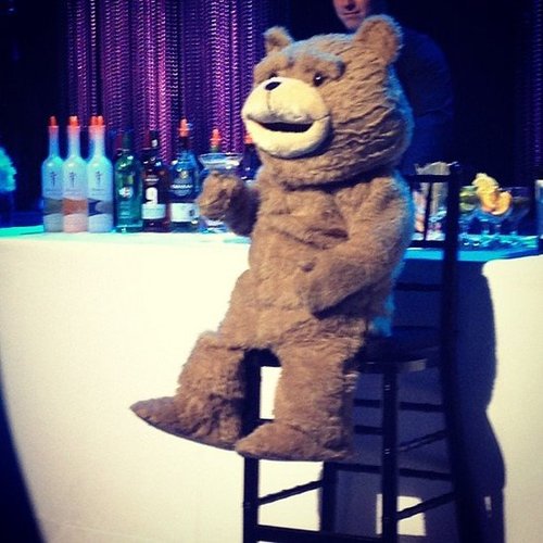 Emmy Rossum snapped a photo of Ted enjoying a drink at the bar at the CCAs.
Source: Instagram user emmyrossum
Emmy Rossum snapped a photo of Ted enjoying a drink at the bar at the CCAs.
Source: Instagram user emmyrossum