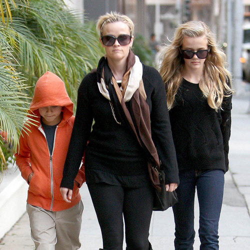 Reese Witherspoon With Her Daughter Ava and Deacon
